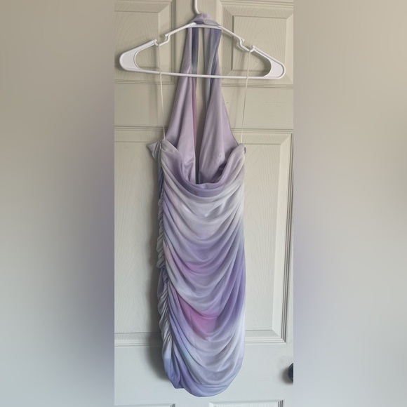 Zara draped printed tulle mini dress - Picture 10 of 10